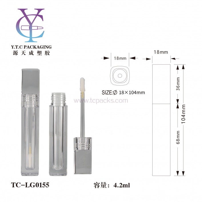 液体眼线笔包装，睫毛膏管包装，唇彩包装，定制唇彩管-TC-LG0155