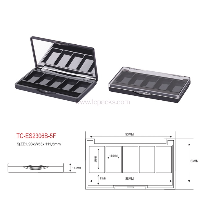 press powder packaging,eyeshadow packaging-TC-ES2306B-5F