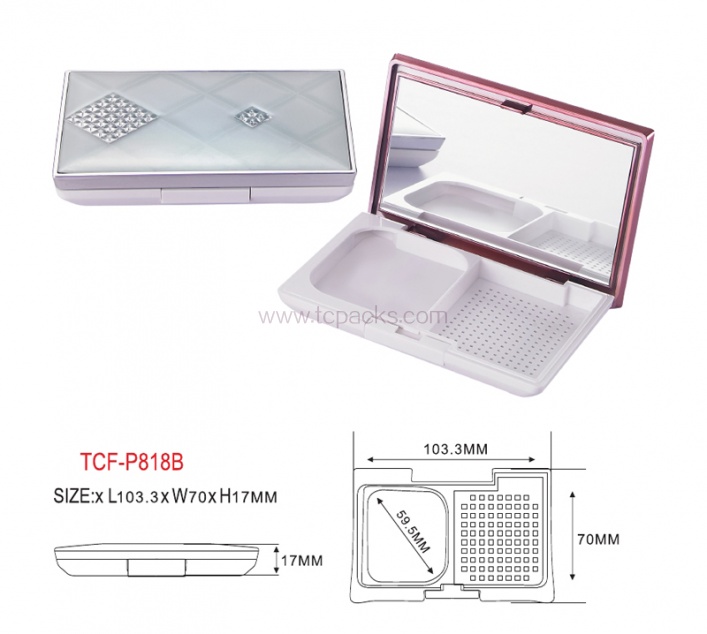 press powder packaging,eyeshadow packaging-TC-P818B