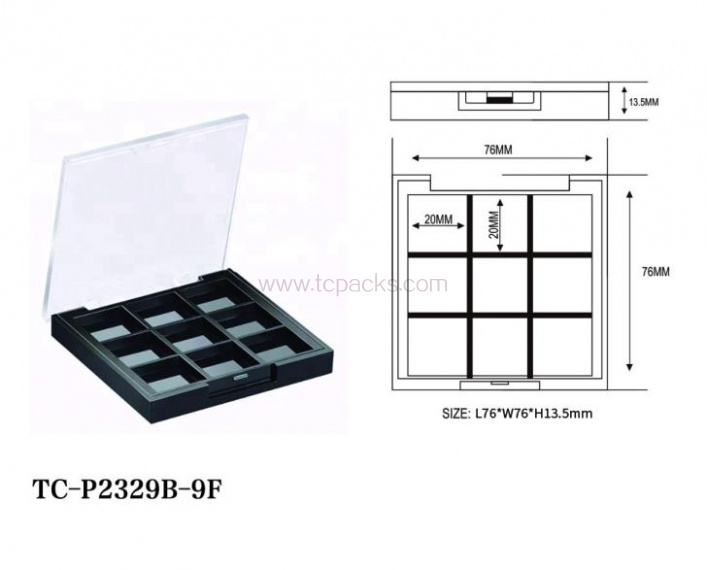 press powder packaging,eyeshadow packaging-TC-P2329B-9F