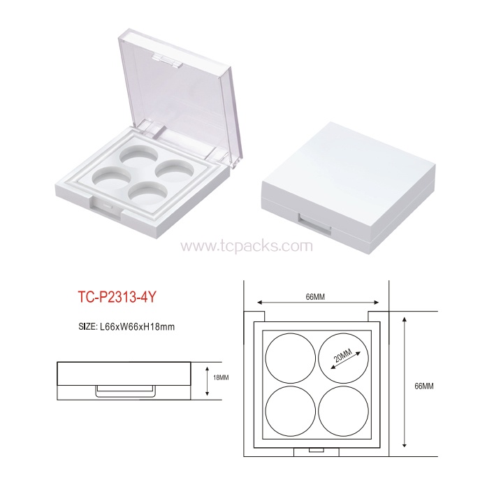 press powder packaging,eyeshadow packaging-TC-P2313-4Y