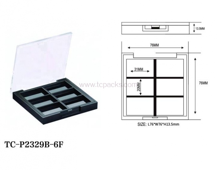 press powder packaging,eyeshadow packaging-TC-P2329B-6F