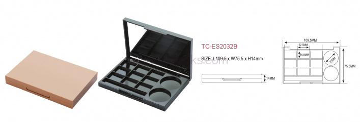 press powder packaging,eyeshadow packaging-TC-ES2032B