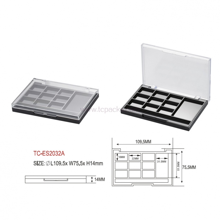 press powder packaging,eyeshadow packaging-TC-ES2032A