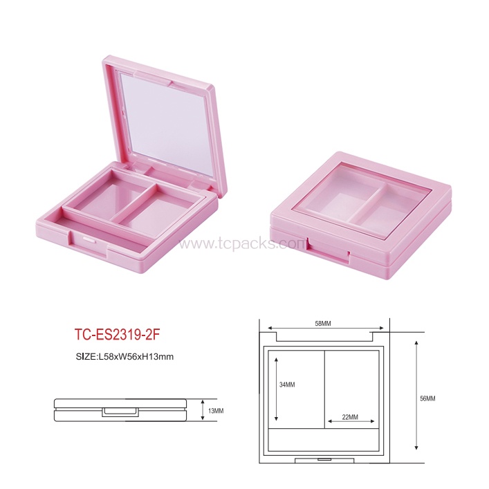press powder packaging,eyeshadow packaging-TC-ES2319-2F
