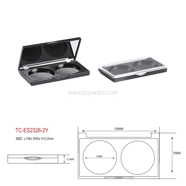 press powder packaging,eyeshadow packaging-TC-ES2326-2Y