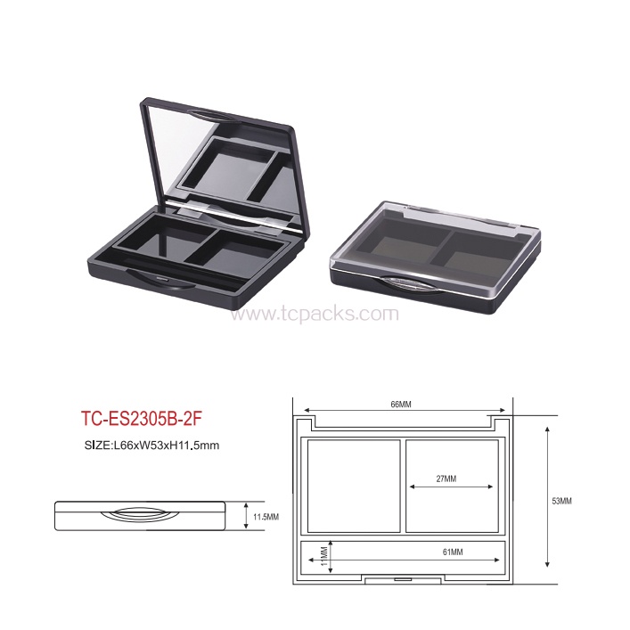 press powder packaging,eyeshadow packaging-TC-ES2305B-2F