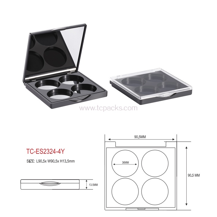press powder packaging,eyeshadow packaging-TC-ES2324-4Y