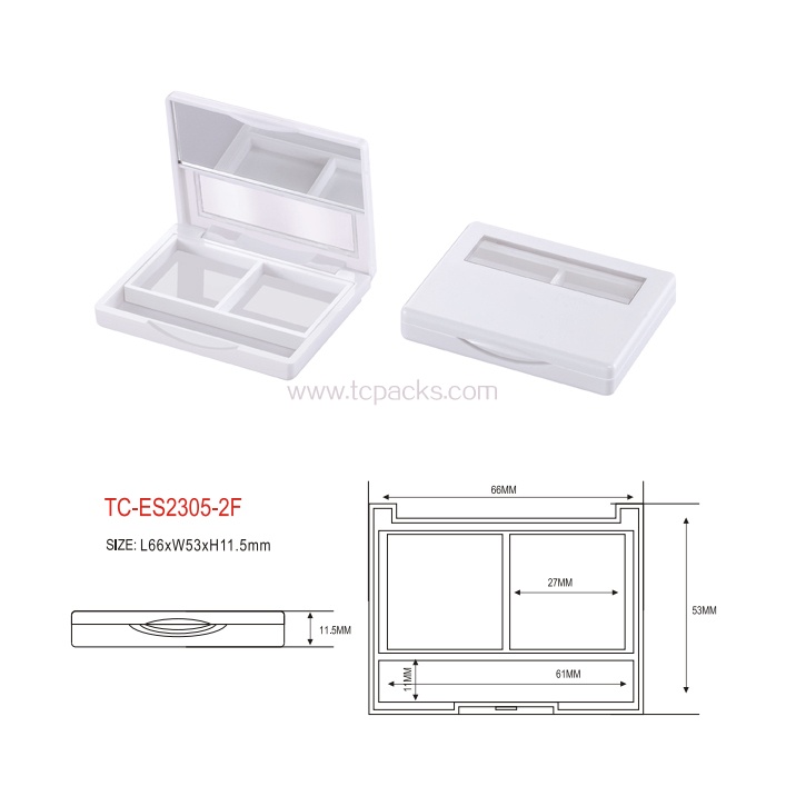press powder packaging,eyeshadow packaging-TC-ES2305-2F