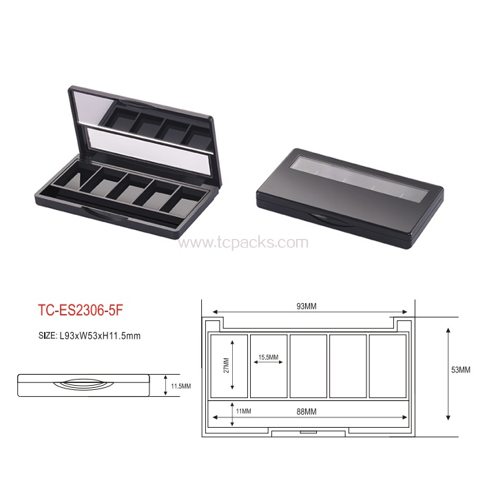 press powder packaging,eyeshadow packaging-TC-ES2306-5F
