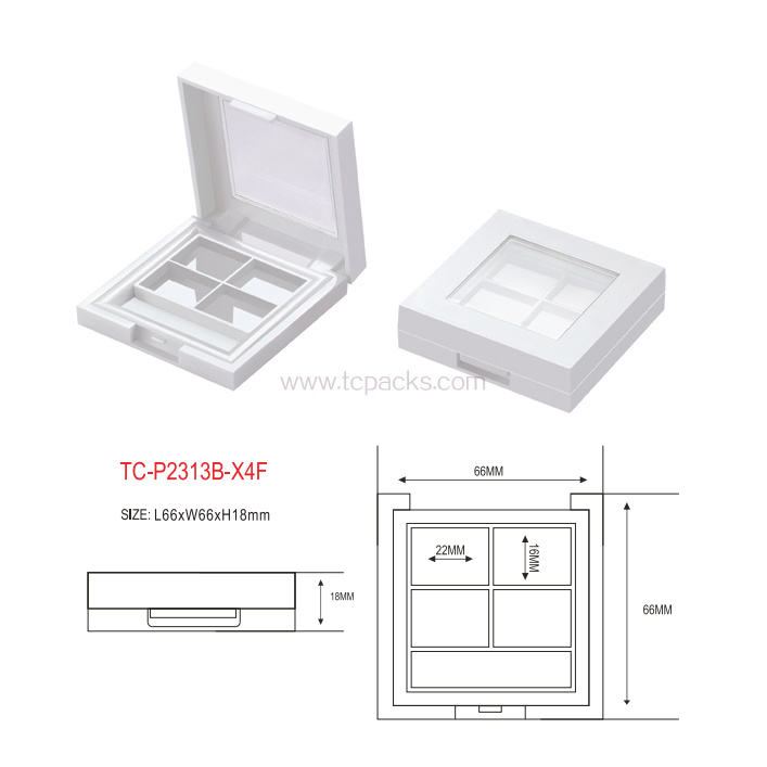 press powder packaging,eyeshadow packaging-TC-P2313B-X4F