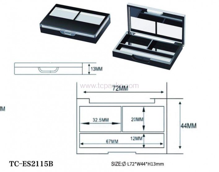 粉饼包装，眼影包装-TC-ES2115B