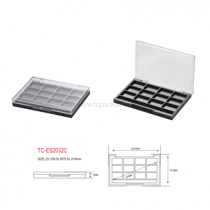 press powder packaging,eyeshadow packaging-TC-ES2032C