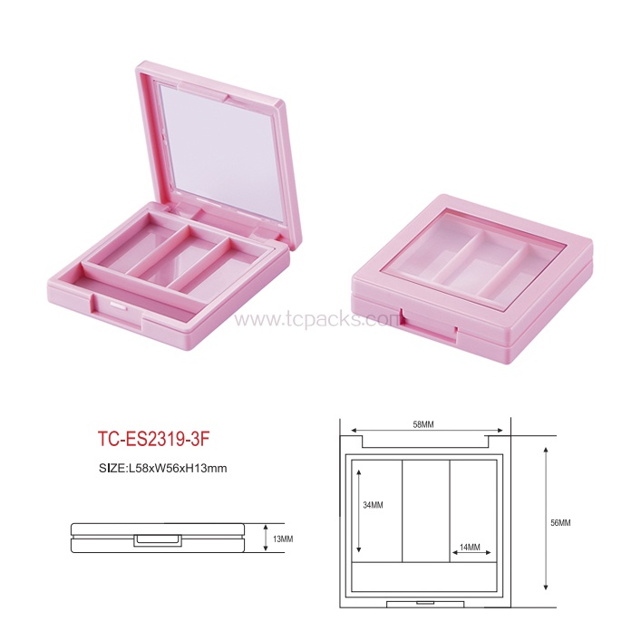 press powder packaging,eyeshadow packaging-TC-ES2319-3F