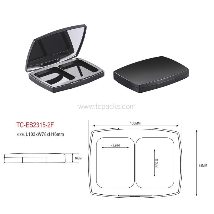 press powder packaging,eyeshadow packaging-TC-ES2315-2F