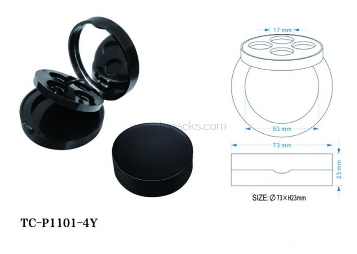 press powder packaging,eyeshadow packaging-TC-P1101-4Y