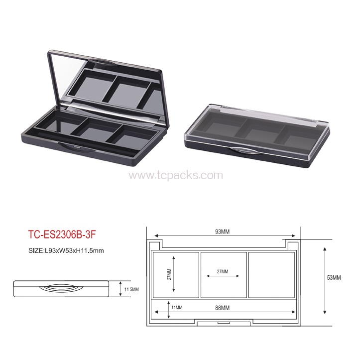 press powder packaging,eyeshadow packaging-TC-ES2306B-3F