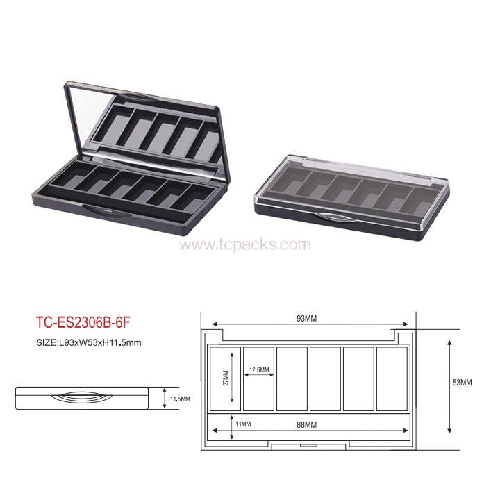 press powder packaging,eyeshadow packaging-TC-ES2306B-6F