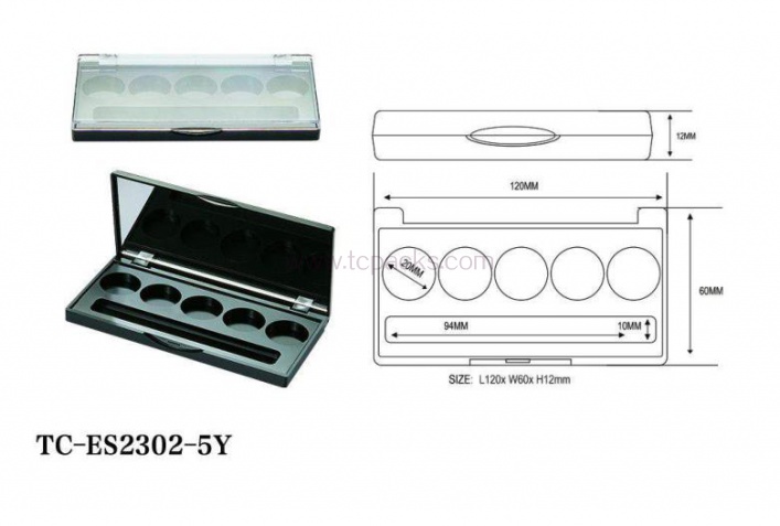 press powder packaging,eyeshadow packaging-TC-ES2302-5Y
