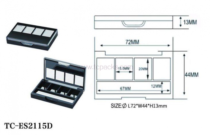 press powder packaging,eyeshadow packaging-TC-ES2115D