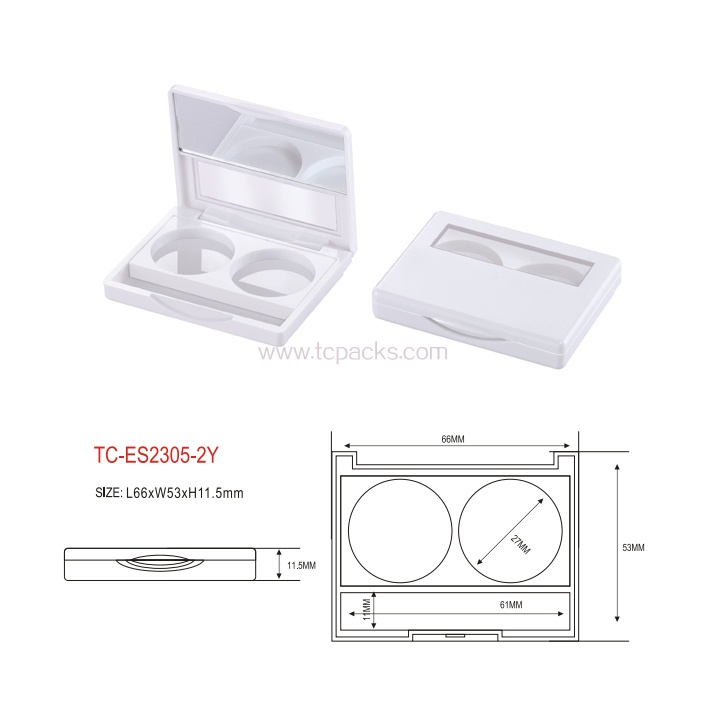 press powder packaging,eyeshadow packaging-TC-ES2305-2Y