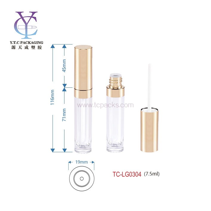 liquid eyeliner packaging,mascara tube packaging,lipgloss packaging,custom lipgloss tubes	-TC-LG0304