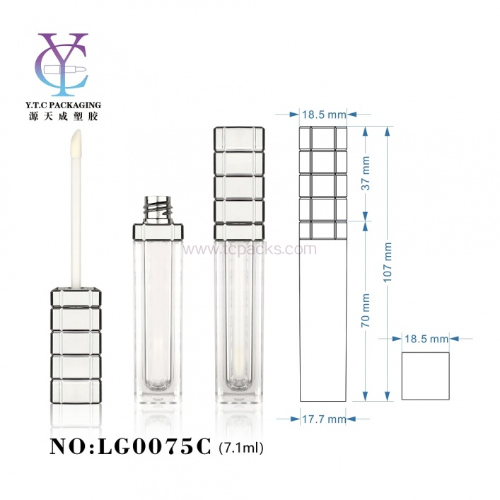 液体眼线笔包装，睫毛膏管包装，唇彩包装，定制唇彩管-TC-LG0075C