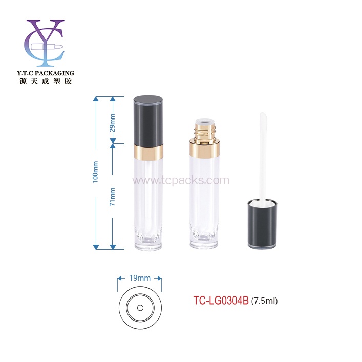 液体眼线笔包装，睫毛膏管包装，唇彩包装，定制唇彩管-TC-LG0304B