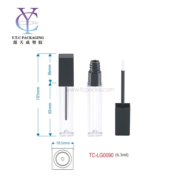 液体眼线笔包装，睫毛膏管包装，唇彩包装，定制唇彩管-TC-LG0090