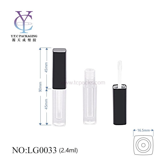 液体眼线笔包装，睫毛膏管包装，唇彩包装，定制唇彩管-TC-LG0033