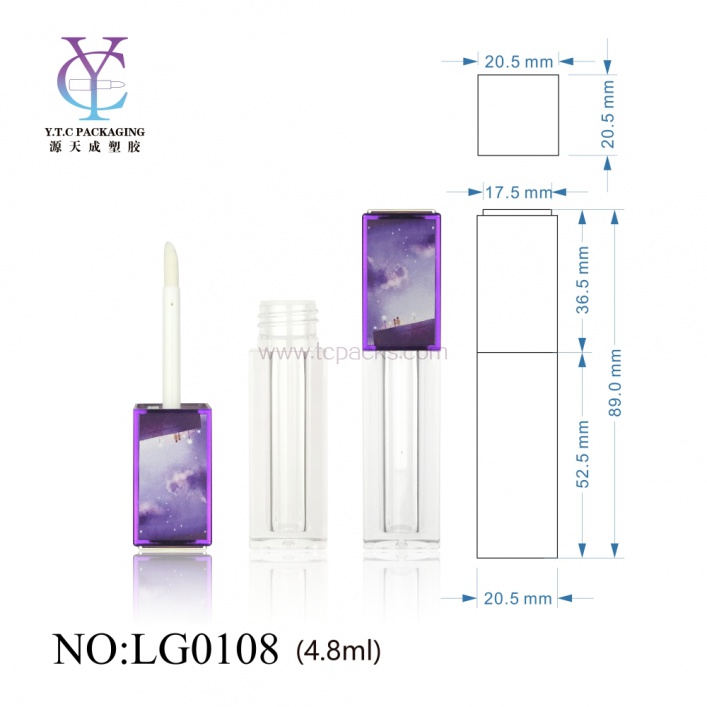 liquid eyeliner packaging,mascara tube packaging,lipgloss packaging,custom lipgloss tubes	-TC-LG0108