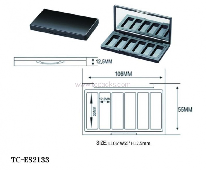 press powder packaging,eyeshadow packaging-TC-ES2133