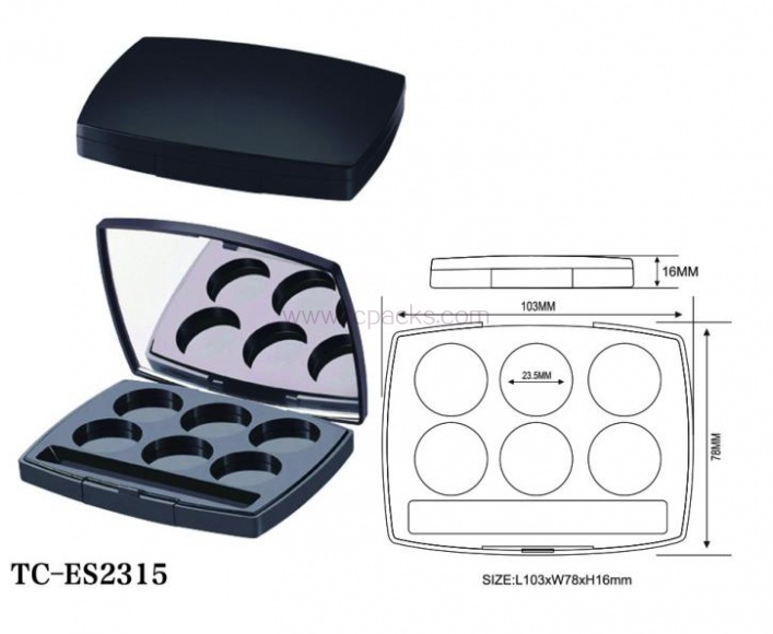 press powder packaging,eyeshadow packaging-TC-ES2315