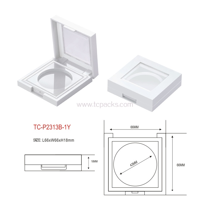 press powder packaging,eyeshadow packaging-TC-P2313B-1Y